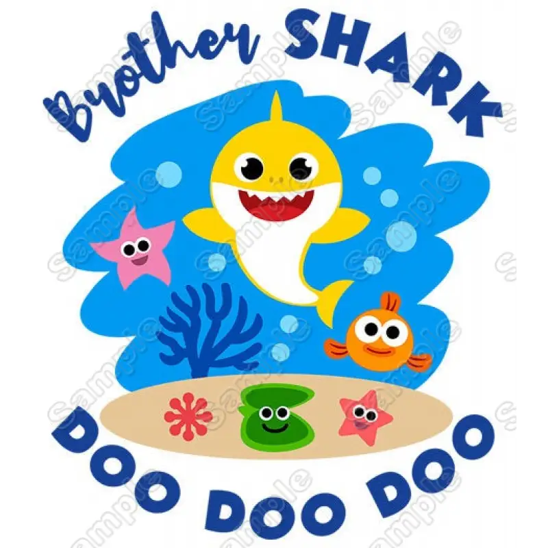 Baby Shark Family Member Custom T Shirt Iron on Transfer Baby Shark Family Member Custom T Shirt Iron on Transfer