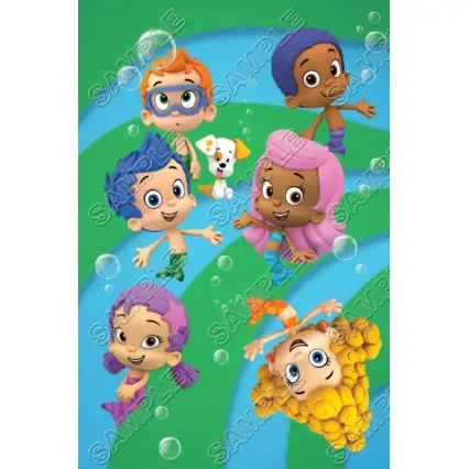 Bubble Guppies T Shirt Iron on Transfer Decal #1 Bubble Guppies T Shirt Iron on Transfer Decal #1