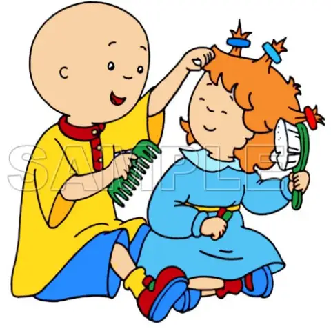 Caillou T Shirt Iron on Transfer Decal #11 Caillou T Shirt Iron on Transfer Decal #11