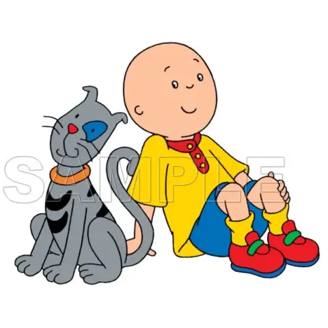 Caillou T Shirt Iron on Transfer Decal #12 Caillou T Shirt Iron on Transfer Decal #12