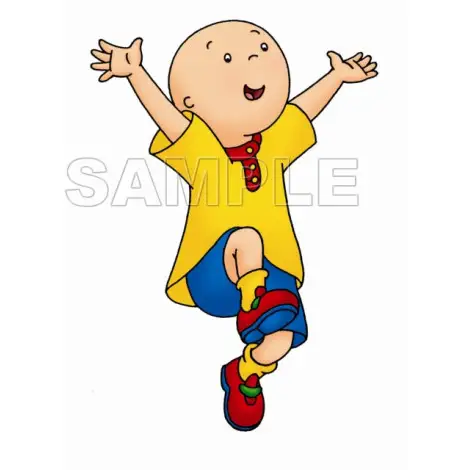 Caillou T Shirt Iron on Transfer Decal #14 Caillou T Shirt Iron on Transfer Decal #14