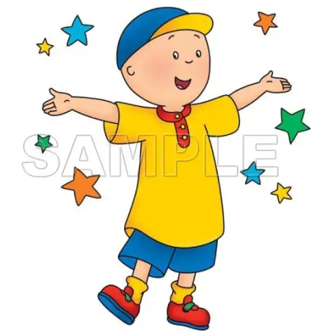 Caillou T Shirt Iron on Transfer Decal #15 Caillou T Shirt Iron on Transfer Decal #15