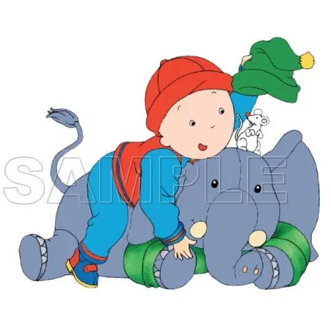 Caillou T Shirt Iron on Transfer Decal #17 Caillou T Shirt Iron on Transfer Decal #17