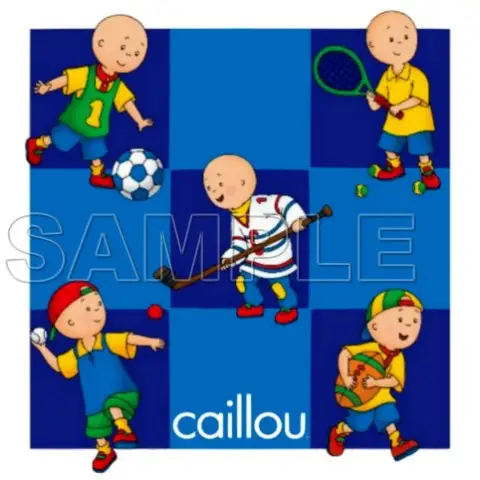 Caillou T Shirt Iron on Transfer Decal #19 Caillou T Shirt Iron on Transfer Decal #19