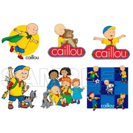 Caillou T Shirt Iron on Transfer Decal #2 Caillou T Shirt Iron on Transfer Decal #2