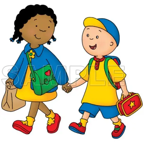 Caillou T Shirt Iron on Transfer Decal #3 Caillou T Shirt Iron on Transfer Decal #3