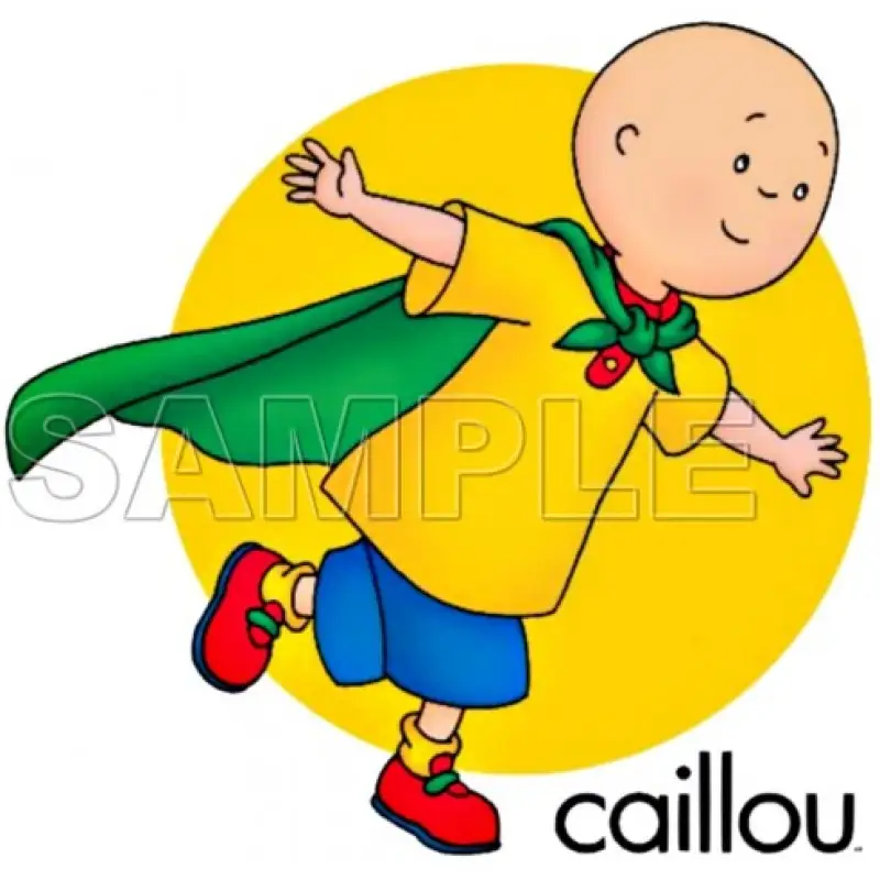 Caillou T Shirt Iron on Transfer Decal #4 Caillou T Shirt Iron on Transfer Decal #4