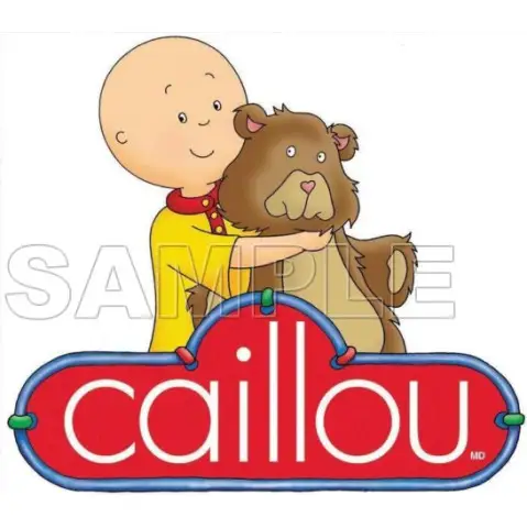 Caillou T Shirt Iron on Transfer Decal #5