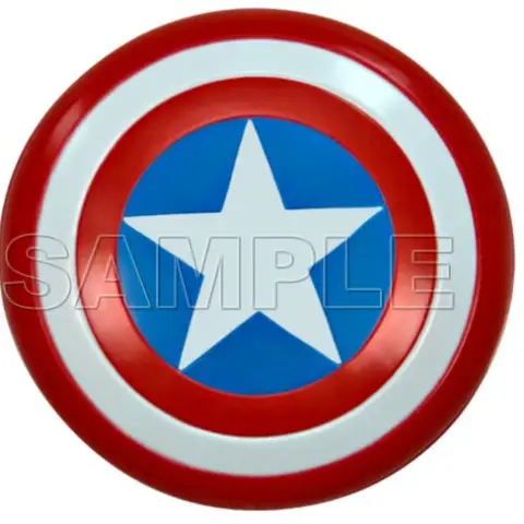 Captain America Logo T Shirt Iron on Transfer Decal #3 Captain America Logo T Shirt Iron on Transfer Decal #3