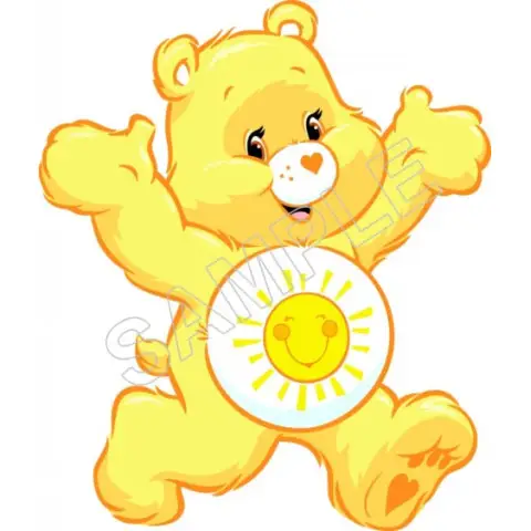 Care Bears Funshine T Shirt Iron on Transfer Decal #1 Care Bears Funshine T Shirt Iron on Transfer Decal #1