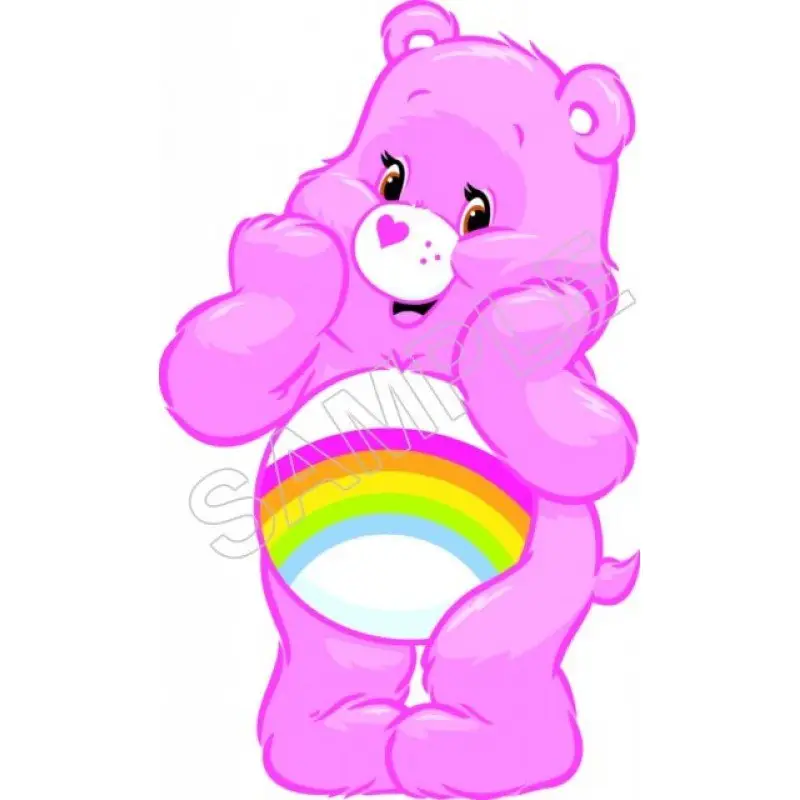 Care Bears Rainbow T Shirt Iron on Transfer Decal #2 Care Bears Rainbow T Shirt Iron on Transfer Decal #2