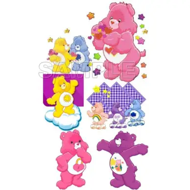 Care Bears T Shirt Iron on Transfer Decal #3 Care Bears T Shirt Iron on Transfer Decal #3