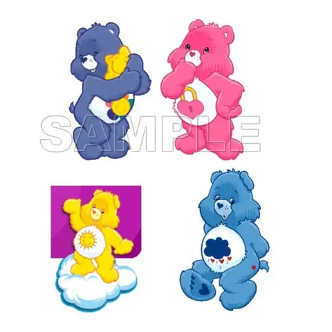 Care Bears T Shirt Iron on Transfer Decal #4 Care Bears T Shirt Iron on Transfer Decal #4