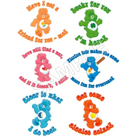 Care Bears T Shirt Iron on Transfer Decal #84 Care Bears T Shirt Iron on Transfer Decal #84