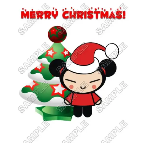 Christmas Pucca T Shirt Iron on Transfer Decal #77 Christmas Pucca T Shirt Iron on Transfer Decal #77