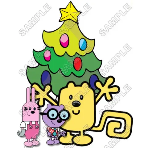Christmas Wow Wubbzy  T Shirt Iron on Transfer Decal #48