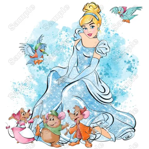 Cinderella T Shirt Iron on Transfer Decal Cinderella T Shirt Iron on Transfer Decal
