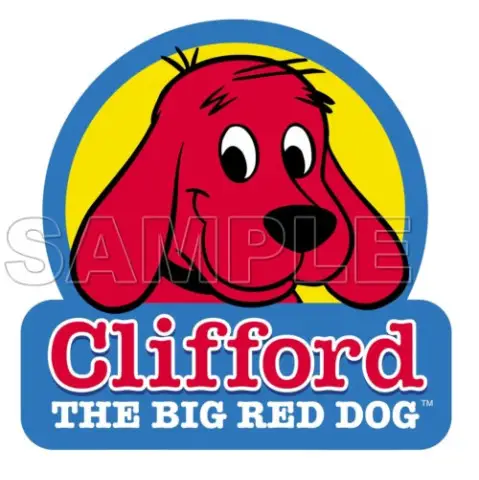 Clifford the Big Red Dog T Shirt Iron on Transfer Decal #3
