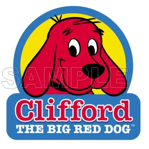 Clifford the Big Red Dog T Shirt Iron on Transfer Decal #3 Clifford the Big Red Dog T Shirt Iron on Transfer Decal #3