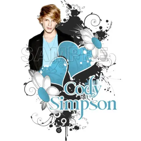 Cody Simpson T Shirt Iron on Transfer Decal #2