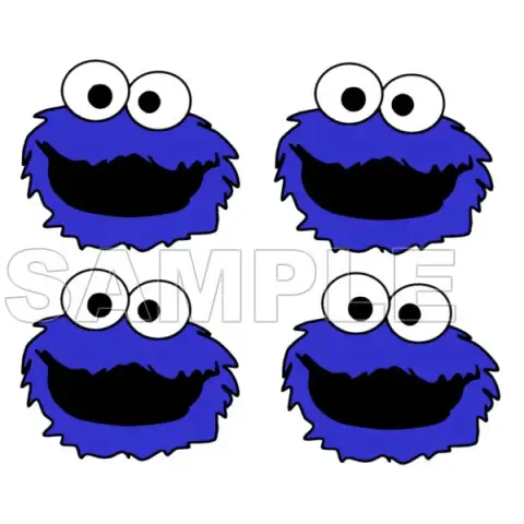 Cookie Monster T Shirt Iron on Transfer Decal #1 Cookie Monster T Shirt Iron on Transfer Decal #1