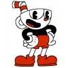 Cuphead Mugman  Game  T Shirt Iron on Transfer  Decal #2