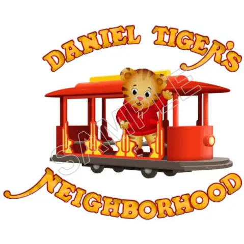 Daniel Tigers Neighborhood  T Shirt Iron on Transfer Decal #2