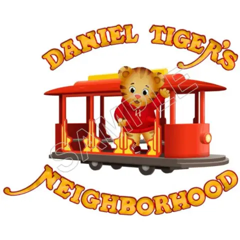 Daniel Tigers Neighborhood T Shirt Iron on Transfer Decal #2 Daniel Tigers Neighborhood T Shirt Iron on Transfer Decal #2