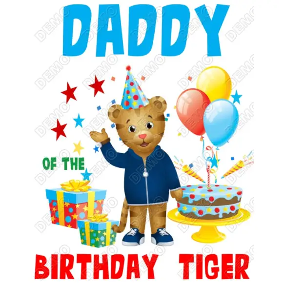 Daniel Tigers Neighborhood Family Member Custom Personalized T Shirt Iron on Transfer Daniel Tigers Neighborhood Family Member Custom Personalized T Shirt Iron on Transfer