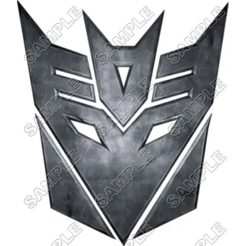 Decepticon Logo Transformers T Shirt Iron on Transfer Decal #9 Decepticon Logo Transformers T Shirt Iron on Transfer Decal #9
