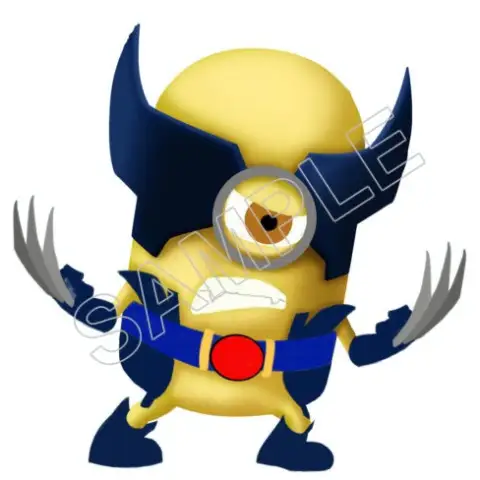 Despicable Me Minion Wolverine T Shirt Iron on Transfer Decal #51 Despicable Me Minion Wolverine T Shirt Iron on Transfer Decal #51