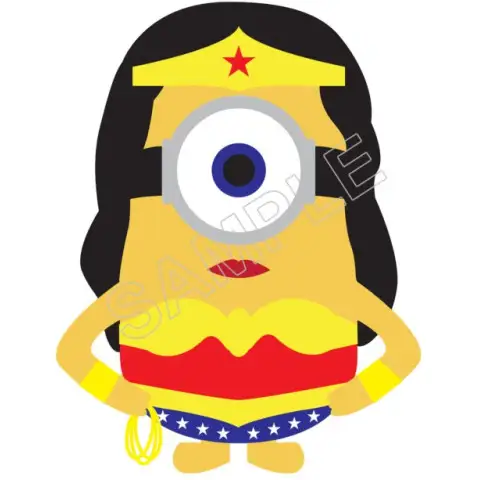 Despicable Me Minion Wonder Woman T Shirt Iron on Transfer Decal #55 Despicable Me Minion Wonder Woman T Shirt Iron on Transfer Decal #55
