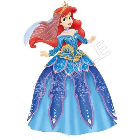 Disney Princess Ariel T Shirt Iron on Transfer Decal #2 Disney Princess Ariel T Shirt Iron on Transfer Decal #2