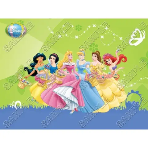 Disney Princess Easter T Shirt Iron on Transfer Decal #30