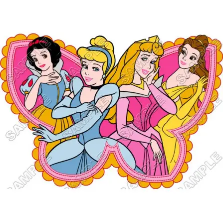 Disney Princess T Shirt Iron on Transfer Decal #25 Disney Princess T Shirt Iron on Transfer Decal #25