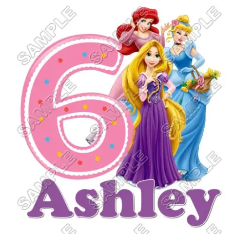 Disney Princess Tangled Birthday Personalized Custom T Shirt Iron on Transfer Decal #28 Disney Princess Tangled Birthday Personalized Custom T Shirt Iron on Transfer Decal #28
