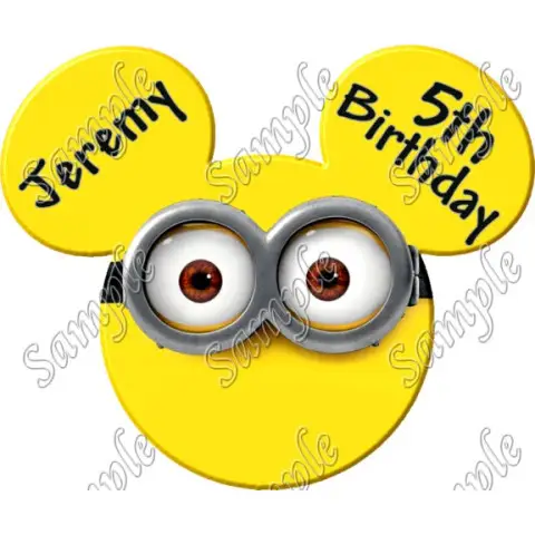 Disney Vacation Mickey Mouse Minion Custom Personalized T Shirt Iron on Transfer Decal #30 Disney Vacation Mickey Mouse Minion Custom Personalized T Shirt Iron on Transfer Decal #30