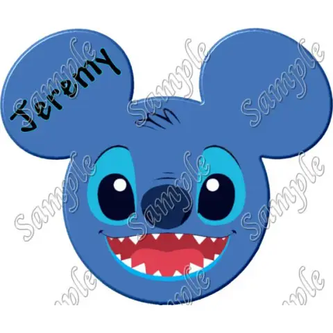 Disney Vacation Stitch Custom Personalized T Shirt Iron on Transfer Decal #29 Disney Vacation Stitch Custom Personalized T Shirt Iron on Transfer Decal #29