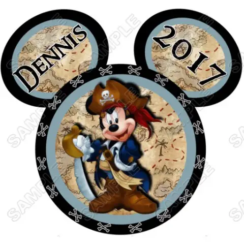 Disney World Vacation Minnie Mouse Pirate Custom Personalized T Shirt Iron on Transfer Decal #32 Disney World Vacation Minnie Mouse Pirate Custom Personalized T Shirt Iron on Transfer Decal #32