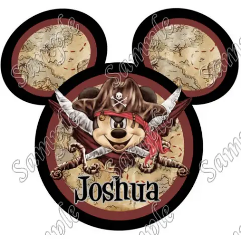 Disney World Vacation Pirate Custom Personalized T Shirt Iron on Transfer Decal #42 Disney World Vacation Pirate Custom Personalized T Shirt Iron on Transfer Decal #42