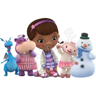 Doc McStuffins T Shirt Iron on Transfer Decal #2 Doc McStuffins T Shirt Iron on Transfer Decal #2