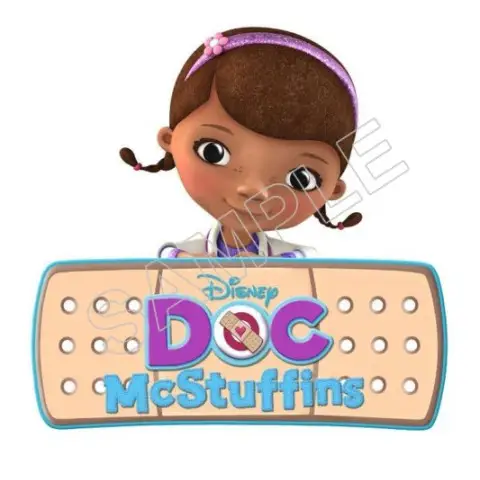 Doc McStuffins T Shirt Iron on Transfer Decal #3 Doc McStuffins T Shirt Iron on Transfer Decal #3