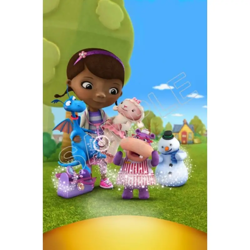 Doc McStuffins T Shirt Iron on Transfer Decal #4 Doc McStuffins T Shirt Iron on Transfer Decal #4