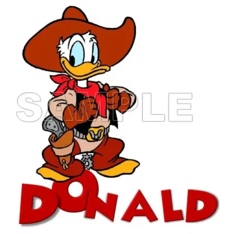 Donald Duck T Shirt Iron on Transfer Decal #4 Donald Duck T Shirt Iron on Transfer Decal #4