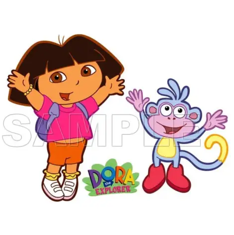 Dora  and Boots T Shirt Iron on Transfer Decal #10
