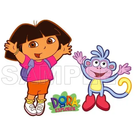 Dora and Boots T Shirt Iron on Transfer Decal #10 Dora and Boots T Shirt Iron on Transfer Decal #10
