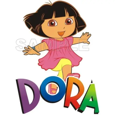 Dora T Shirt Iron on Transfer Decal #1 Dora T Shirt Iron on Transfer Decal #1