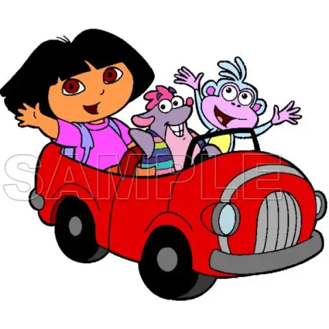 Dora T Shirt Iron on Transfer Decal #13 Dora T Shirt Iron on Transfer Decal #13
