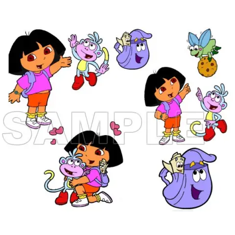 Dora T Shirt Iron on Transfer Decal #19 Dora T Shirt Iron on Transfer Decal #19