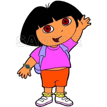 Dora T Shirt Iron on Transfer Decal #8 Dora T Shirt Iron on Transfer Decal #8